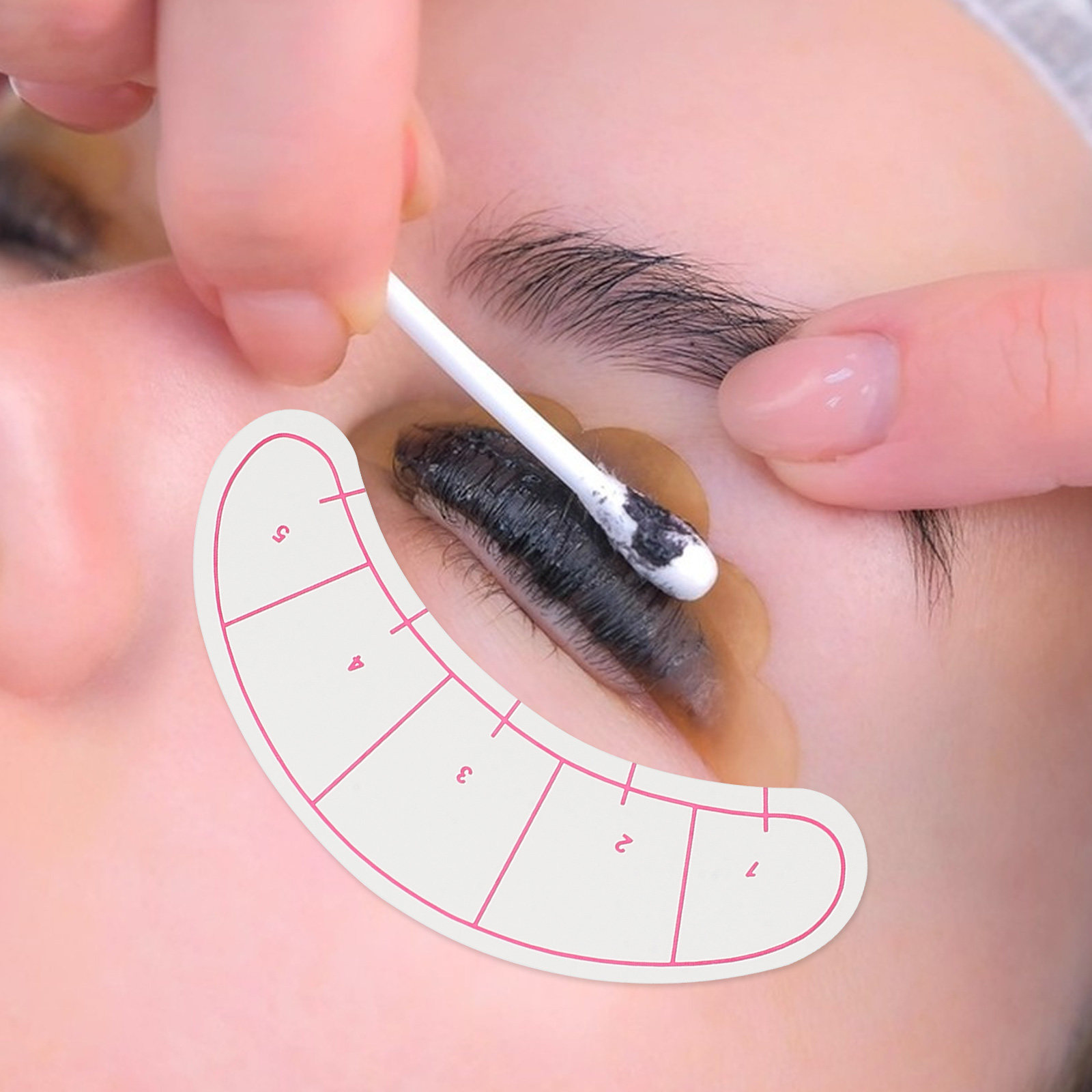 Lash Mapping Sticker - 10 Sheets Eyelash Extension Paper Patches