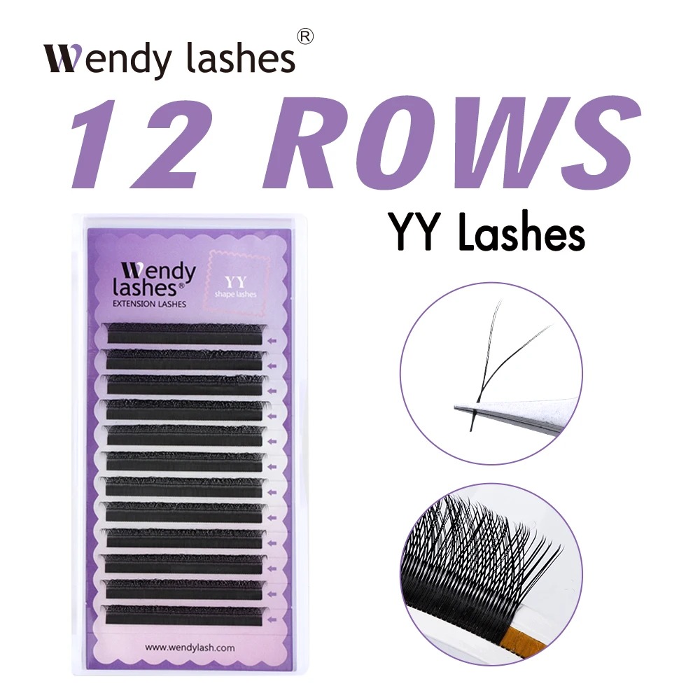 Eyelash Extension Y Shape - WENDY 2D YY Shape C/D Curl