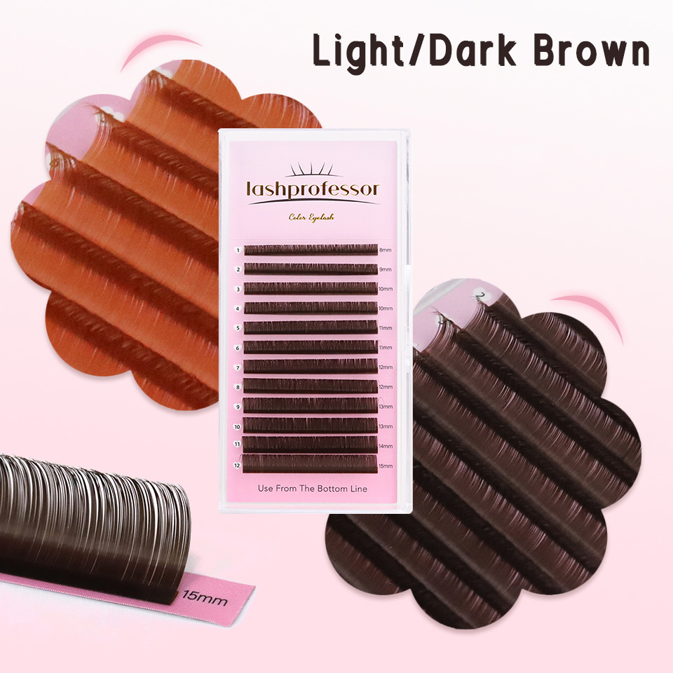 Eyelash Extension Russian - Dark Brown Eyelash Extension 0.05 0.07mm