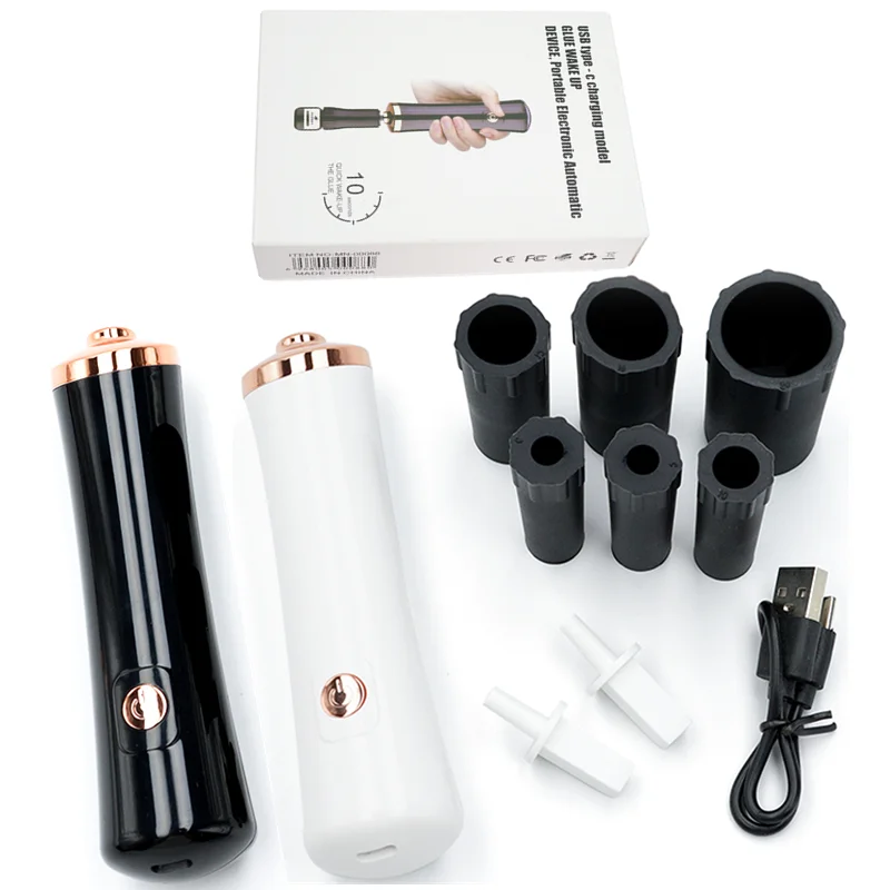 Eyelash Extension With Glue - Eyelash Glue Shaker Electric Wake-Up Device