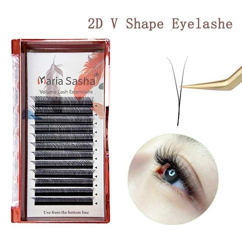 Eyelash Extension Y Shape - MARIA 2D Y Shape Eyelashes Hand