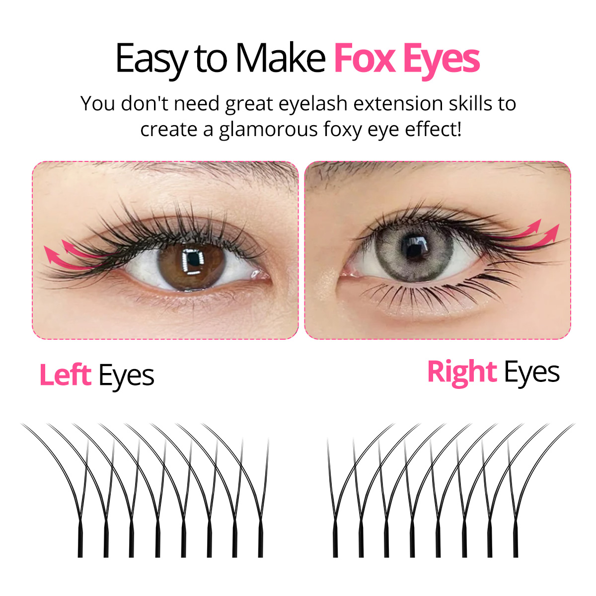 ARISON Fox YY Lashes Different - Eyelash Extension Y Shape review and price