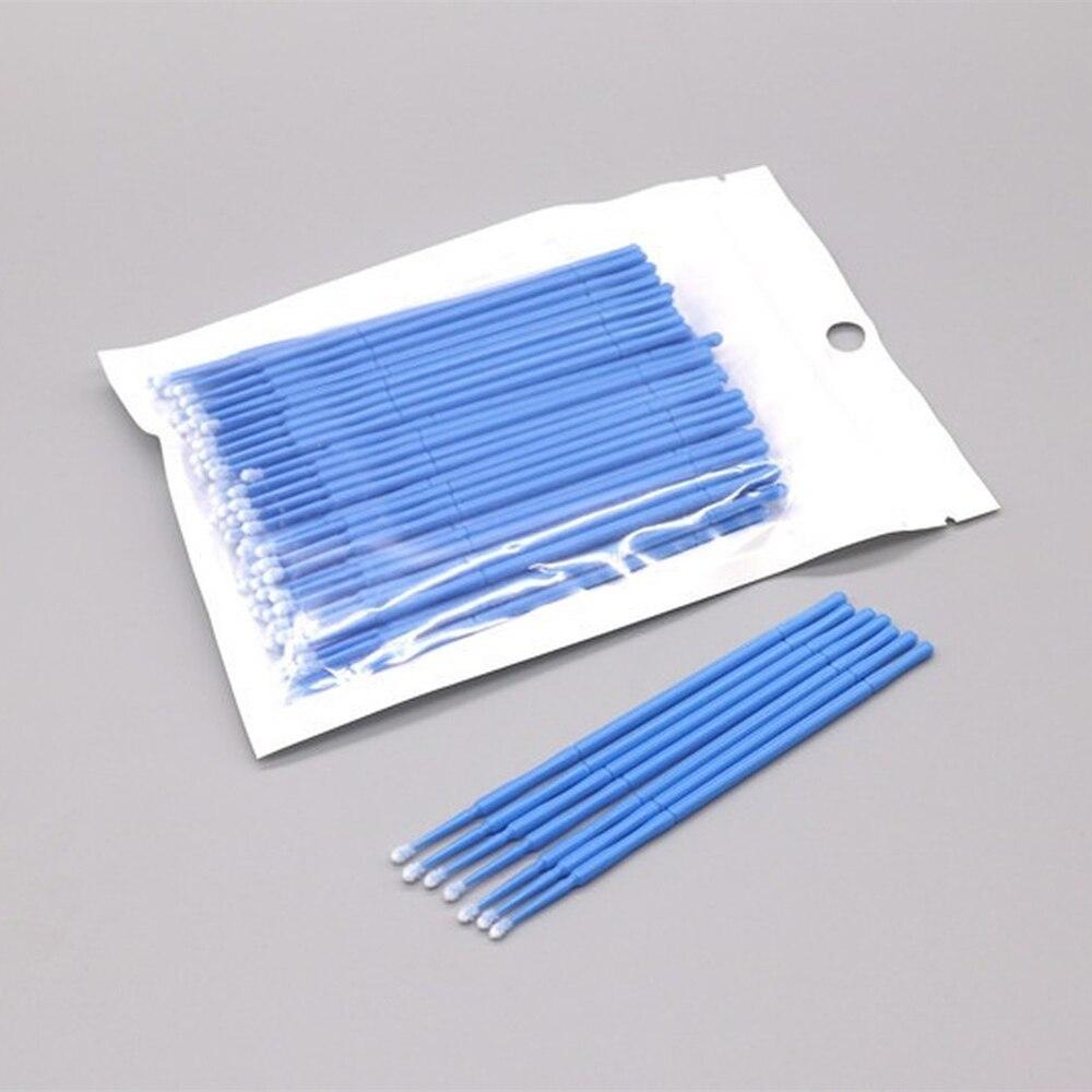 100pcs/lot Micro Brushes Make  - Eyelash Extension With Glue review and price