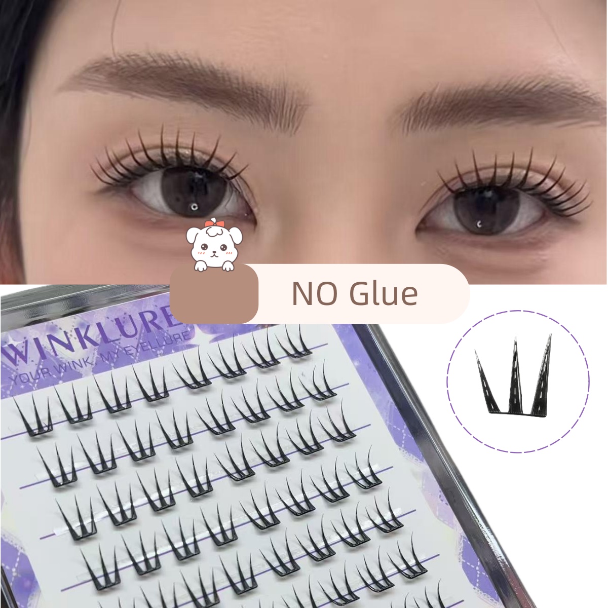 WINKLURE  No-Gule Fairy False  - Eyelash Extension No 10 review and price