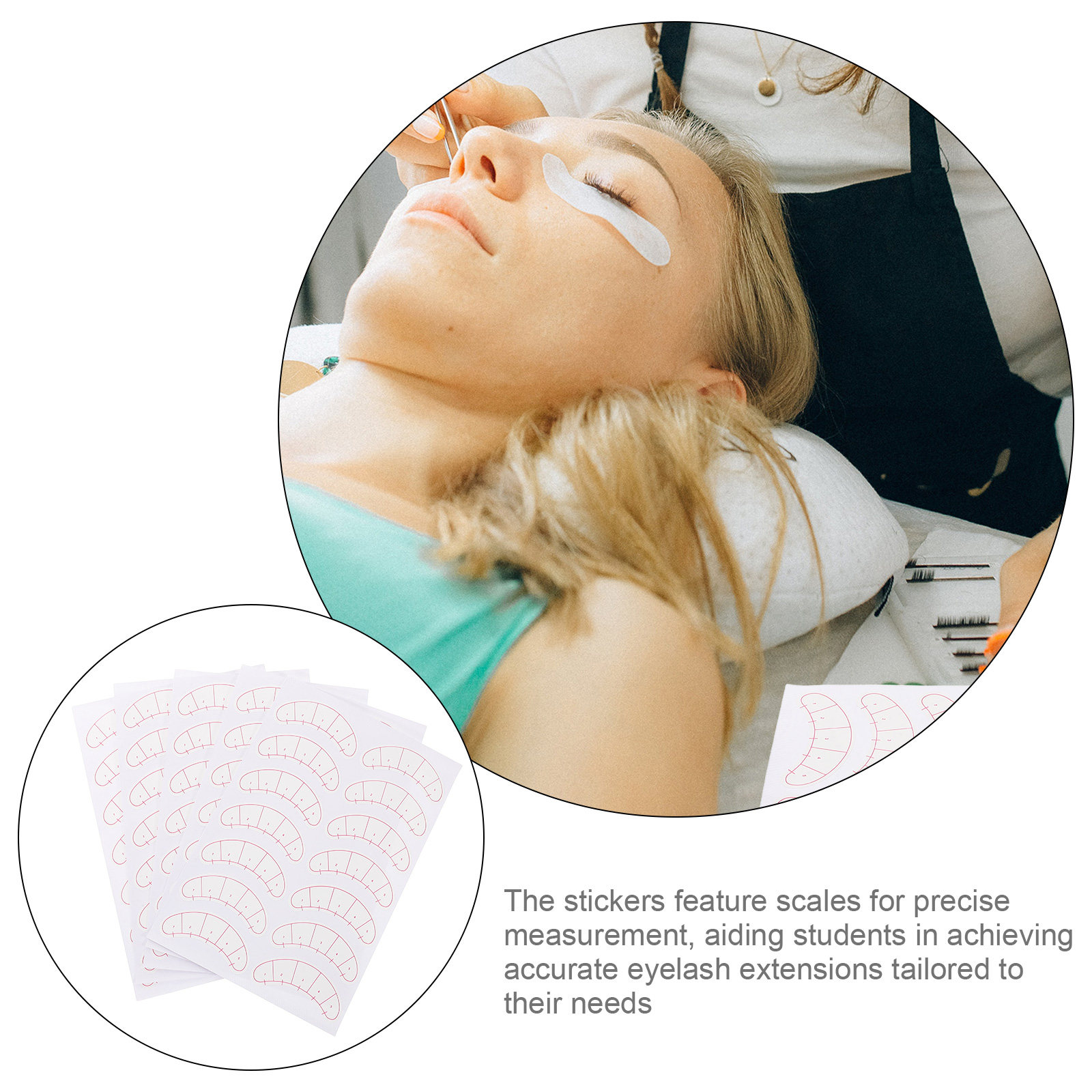 10 Sheets Eyelash Extension Pa - Lash Mapping Sticker review and price
