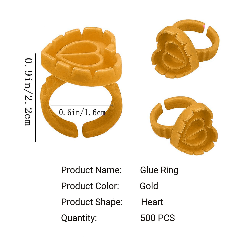 500PCS Glue Rings for Lash Ext - Eyelash Extension With Glue review and price