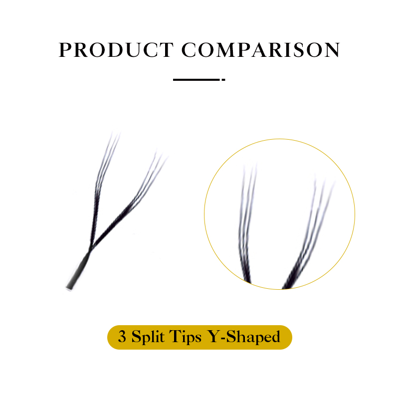 DeceMars 3 Split Tips Y-Shaped - Eyelash Extension Y Shape review and price