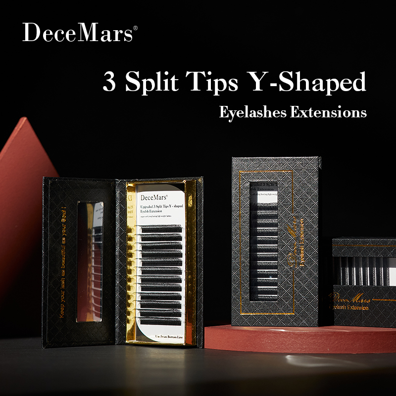 DeceMars 3 Split Tips Y-Shaped - Eyelash Extension Y Shape review and price