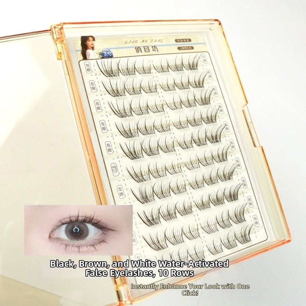 Mocha Brown Self Adhesive Fals - Eyelash Extension No 10 review and price