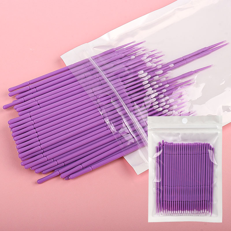 100PCS/Bag Bamboo Eyelash Exte - Eyelash Extension With Glue review and price