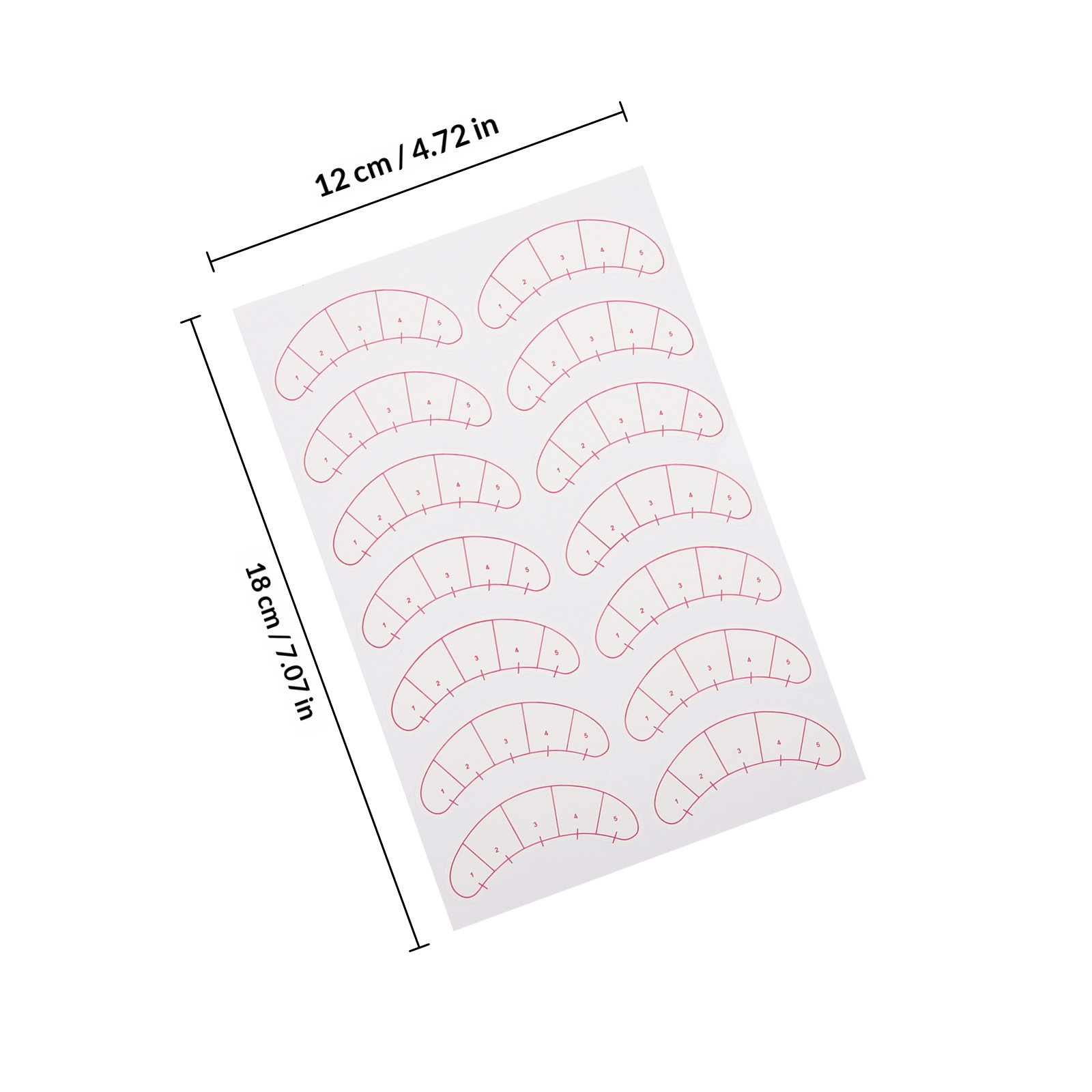 3 Bags Eyelash Extension Pads  - Lash Mapping Sticker review and price