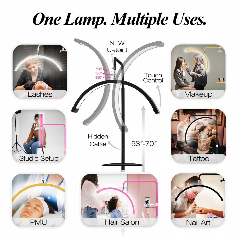 Free LOGO Hidden Cable LED Bea - Eyelash Extension No 10 review and price