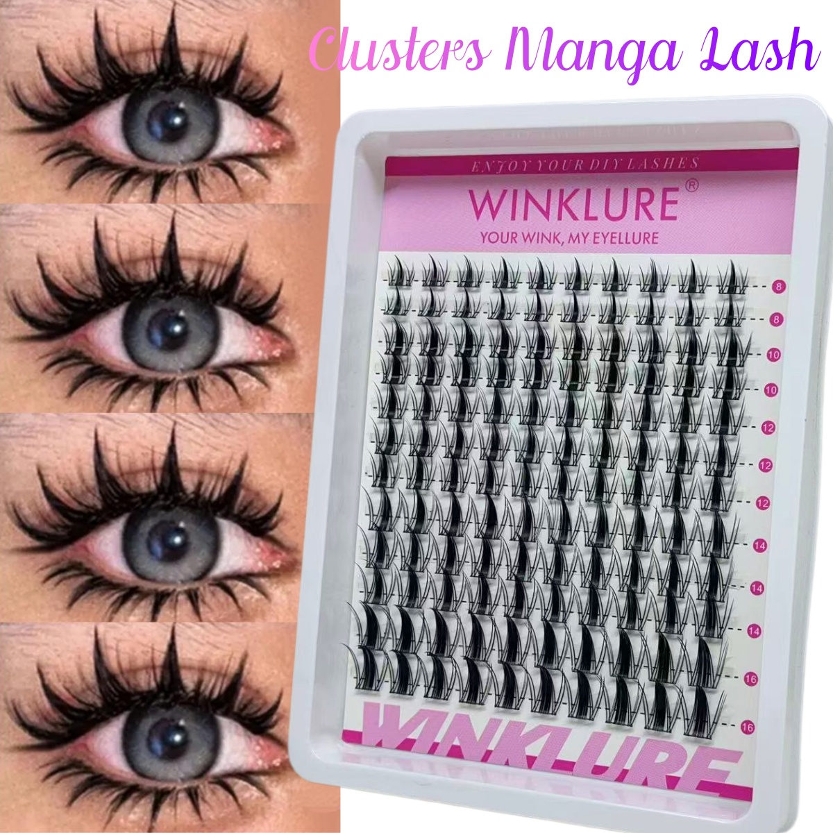 WINKLURE Manga Lash Clusters K - Lash Tray Organizer review and price