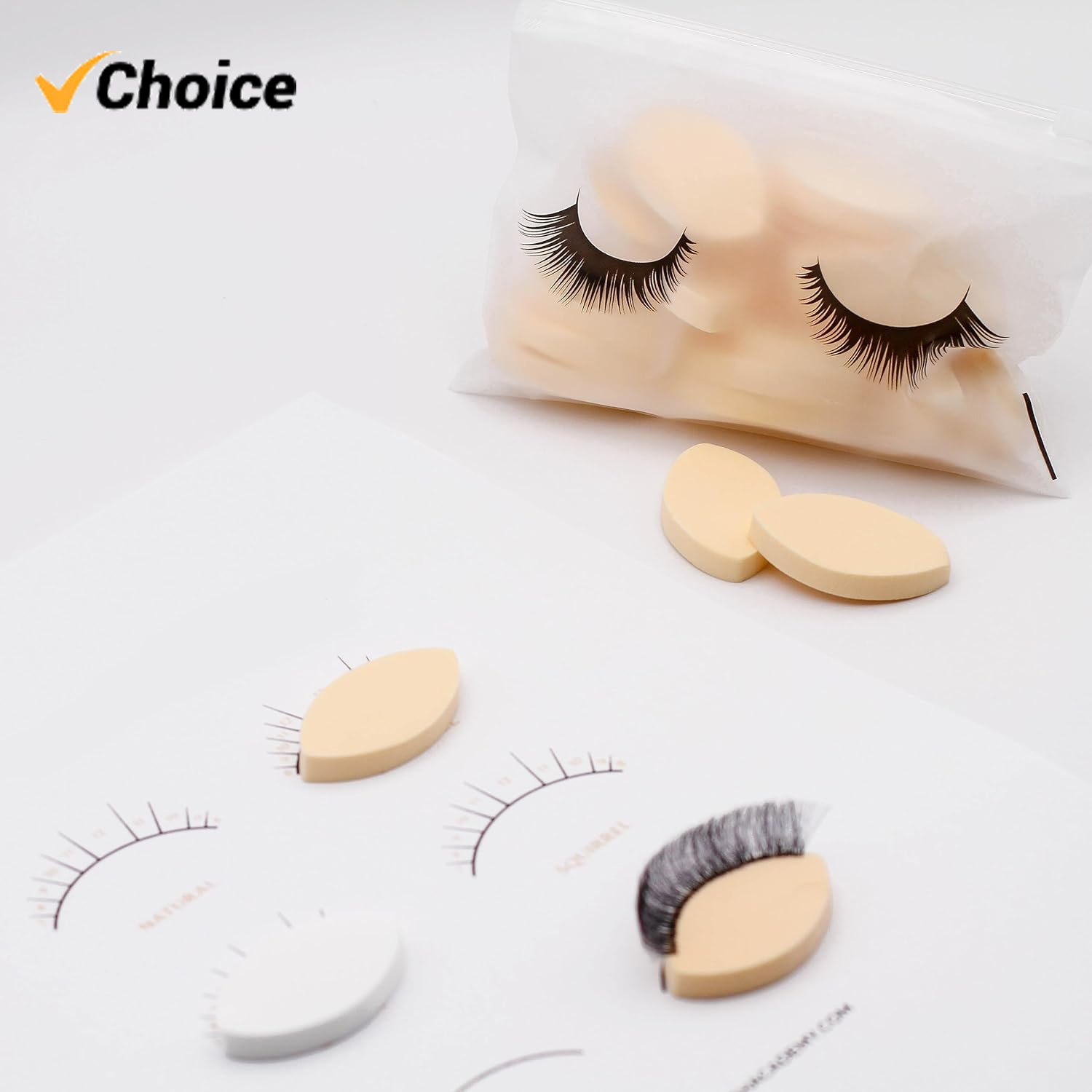 Beginner Lash Map Chart Wispy  - Lash Mapping Sticker review and price