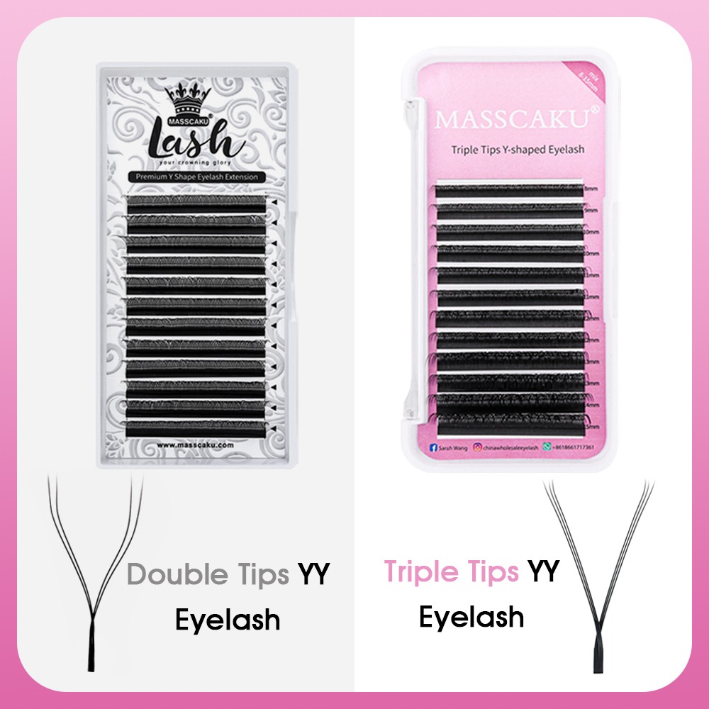 MASSCAKU Hot Selling Natural P - Eyelash Extension Russian review and price