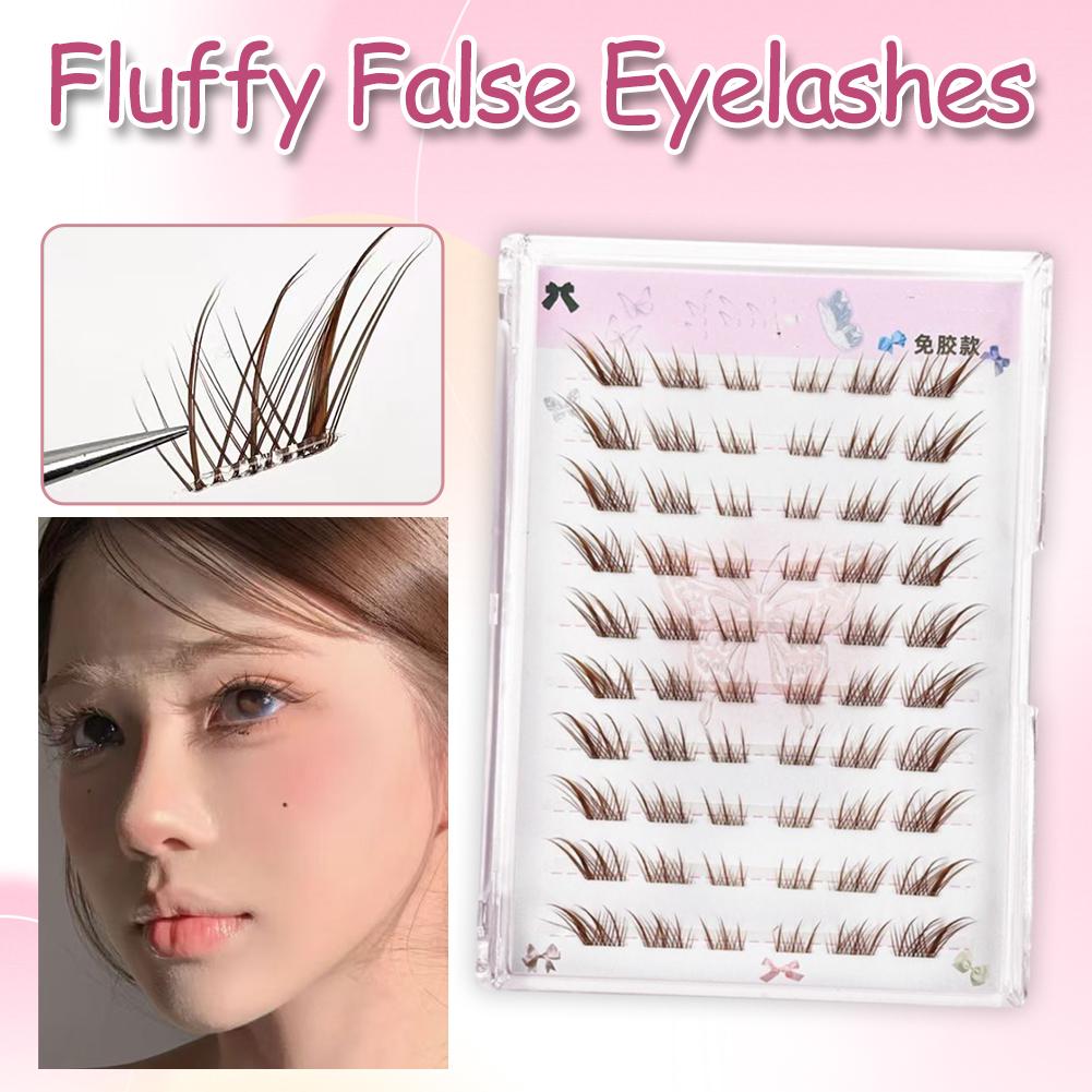 No Need Glue Fox Eye Effect Fl - Eyelash Extension No 10 review and price