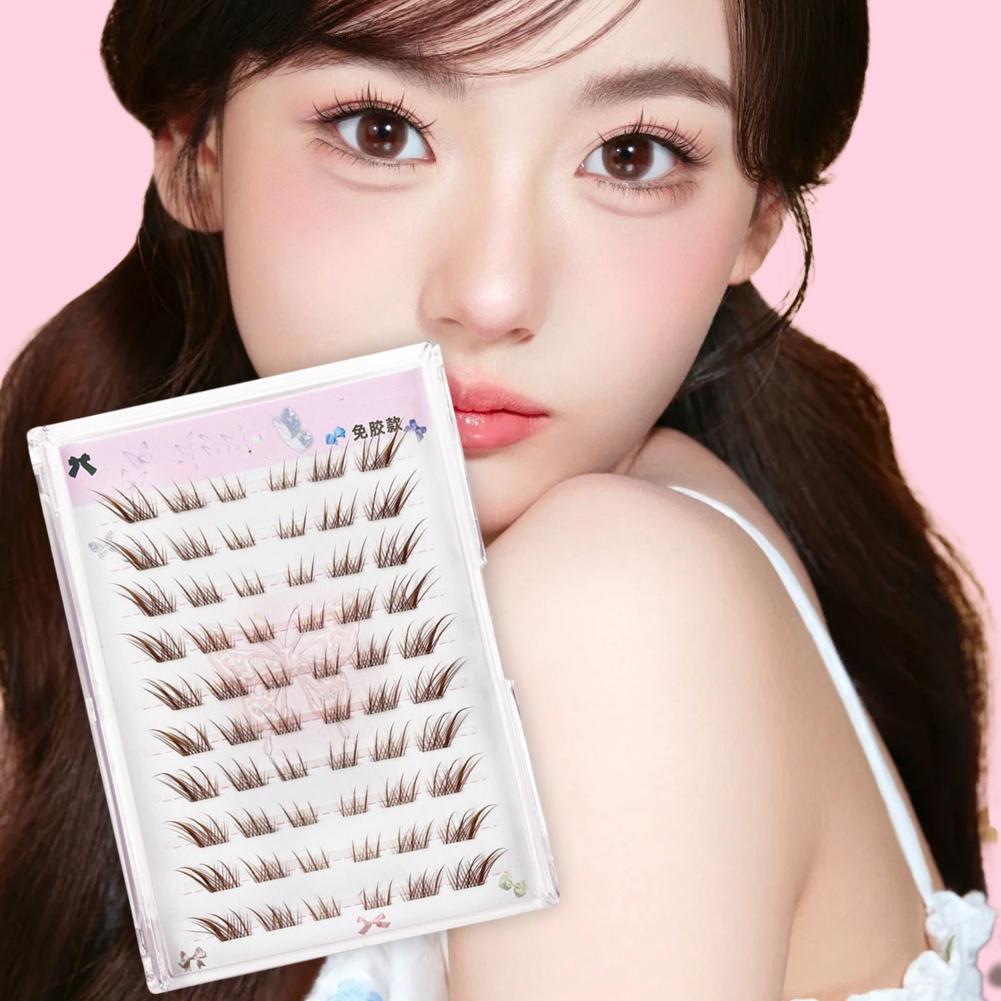 No Need Glue Fox Eye Effect Fl - Eyelash Extension No 10 review and price