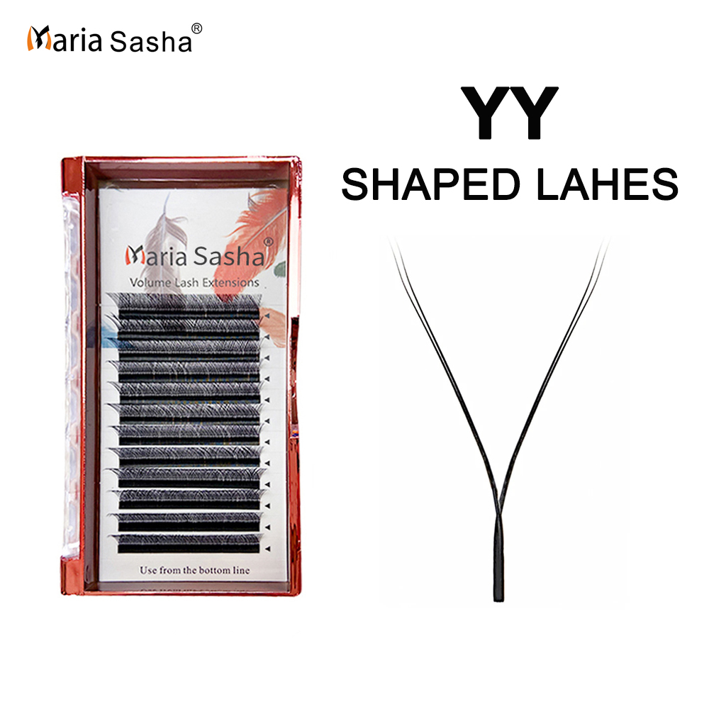 MARIA YY Shaped Eyelashes Clus - Eyelash Extension Y Shape review and price