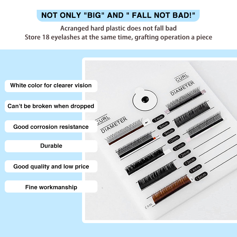 MASSA NEW Grafting Eyelash Tab - Lash Tray Organizer review and price