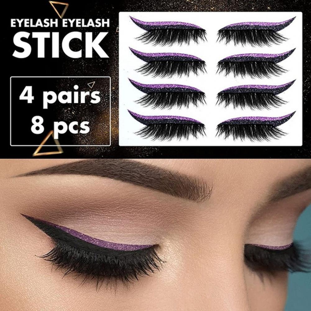 4 Pairs/Set Eyeliner Lashes St - Lash Mapping Sticker review and price