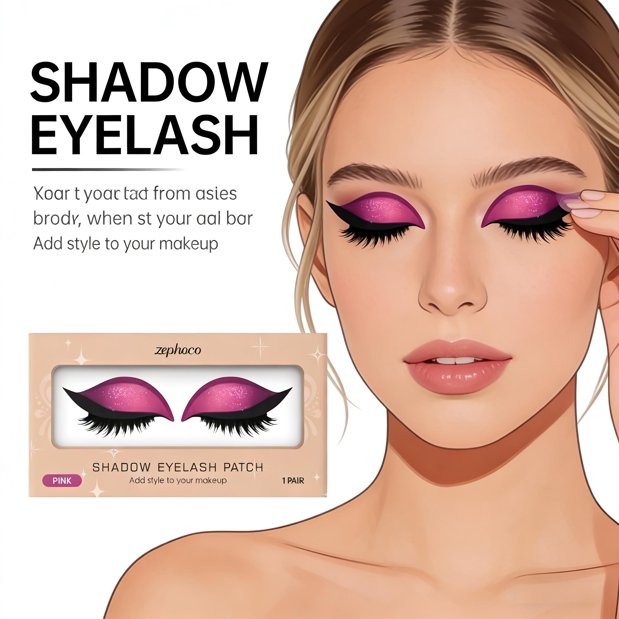 Lazy Eye Shadow Eyelash Patch  - Lash Mapping Sticker review and price