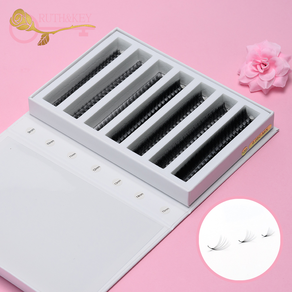 2000 Fans 0.05 0.07 Mix C D La - Eyelash Extension Russian review and price