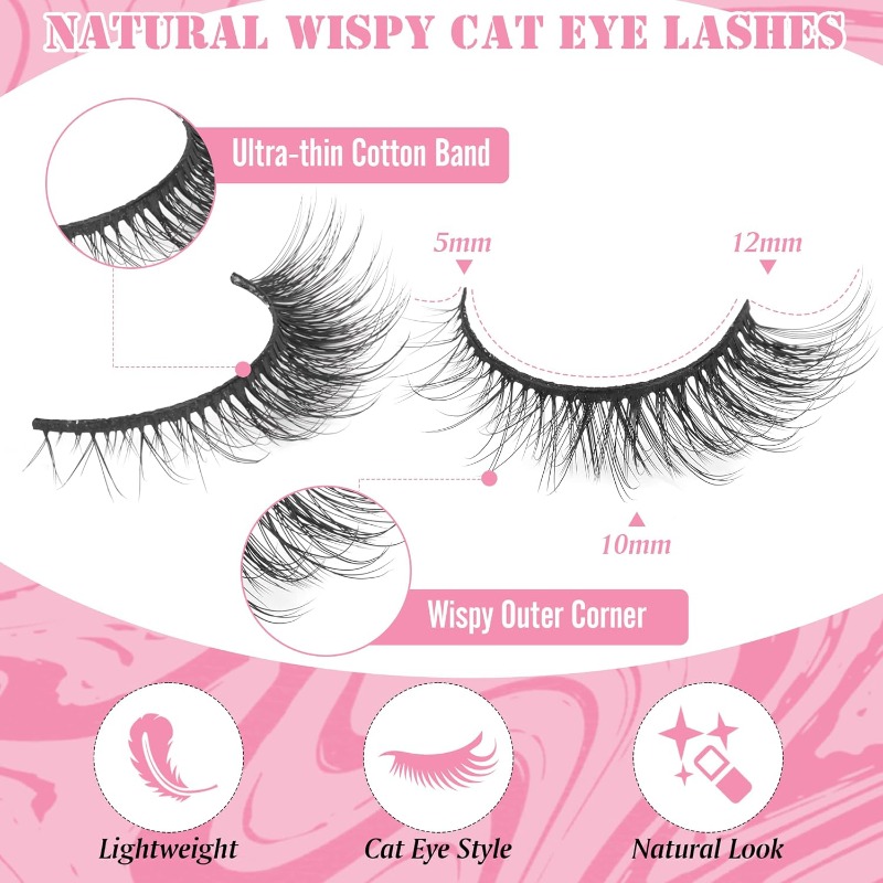 3D Fluffy Volume False Eyelash - Eyelash Extension Russian review and price