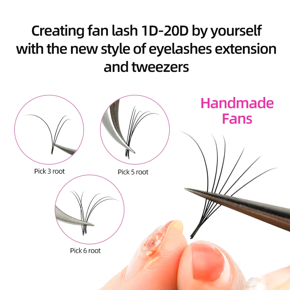RUJADE 5 Cases/Lot False Eyela - Eyelash Extension Russian review and price