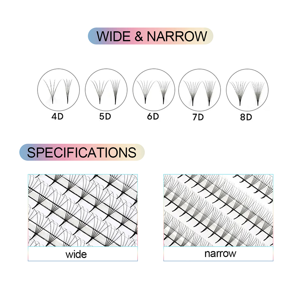 Loose Fans Premade Fan Lashes  - Eyelash Extension Russian review and price